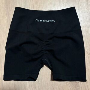 Gymreapers Women's Black Bike Shorts